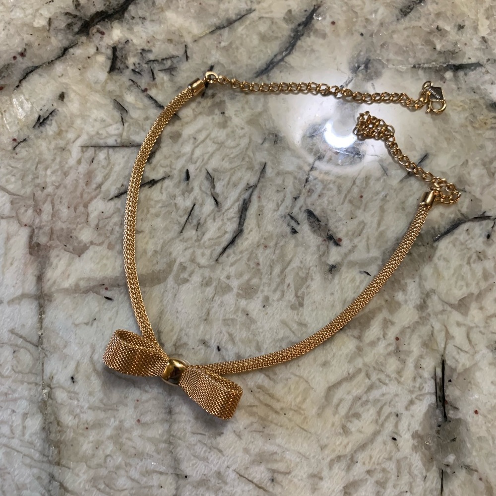 Vintage Sarah Coventry Mesh Bow Choker